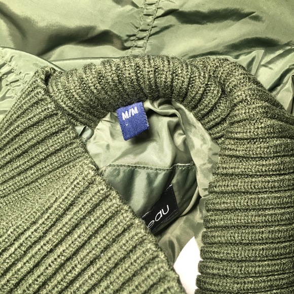 Le Chateau Forest Green Military Jacket Size M Ruched Style - Picture 6 of 6